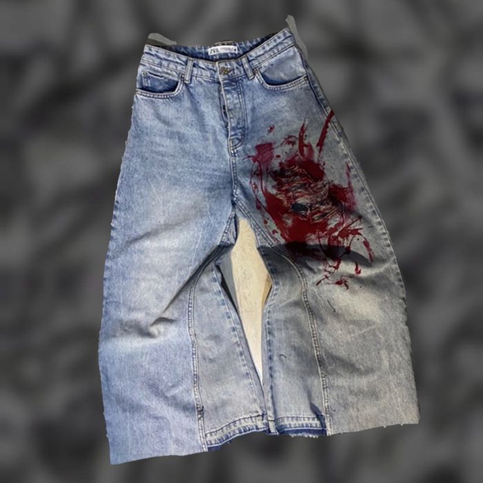 Клёш Flared jeans штани опиум