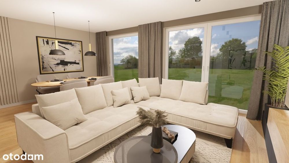 Nowoczesny dom blisko lasu i jeziora