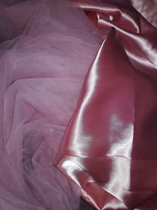 Юбка из фатина в пол, фатиновая юбка светло-розового цвета. Новая.