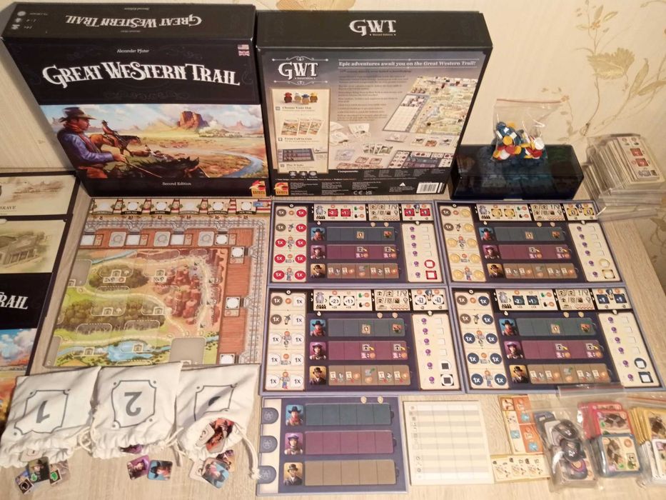 Настільна гра Great Western Trail + Iron Clays