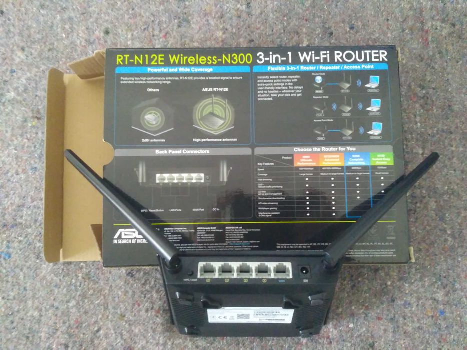 ASUS Router ASUS RT-N12E N300 WiFi