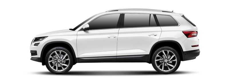 Bagażnik dachowy Skoda KODIAQ SUV 2017 do 2023 bazowy relingi belki