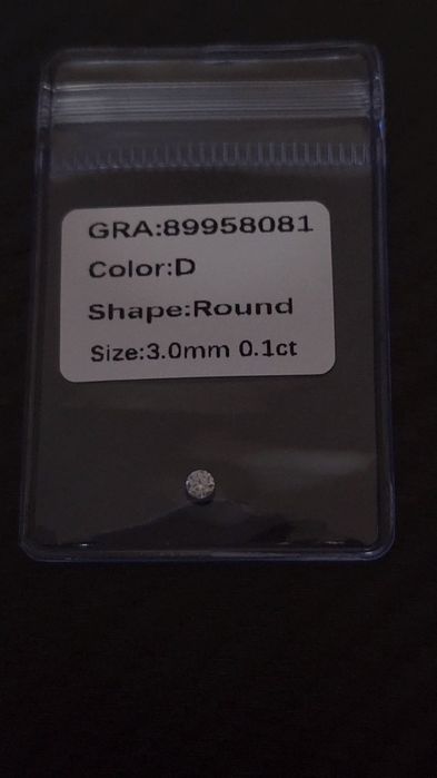 Moissanit 0.1ct 0.3cm