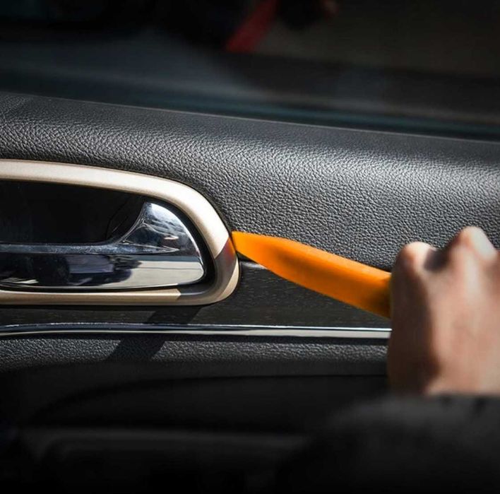 ŚCIĄGACZE do zdejmowania tapicerki KLUCZE narzędzia do demontażu