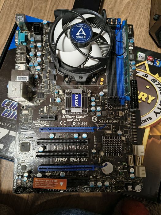 Legendarny AMD Phenom II X4 965 | MSI 870A-G54 | NOWY Arctic Alpine 23