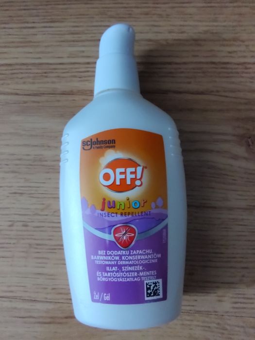 Off! Junior żel repelent na komary dla dzieci 100 ml