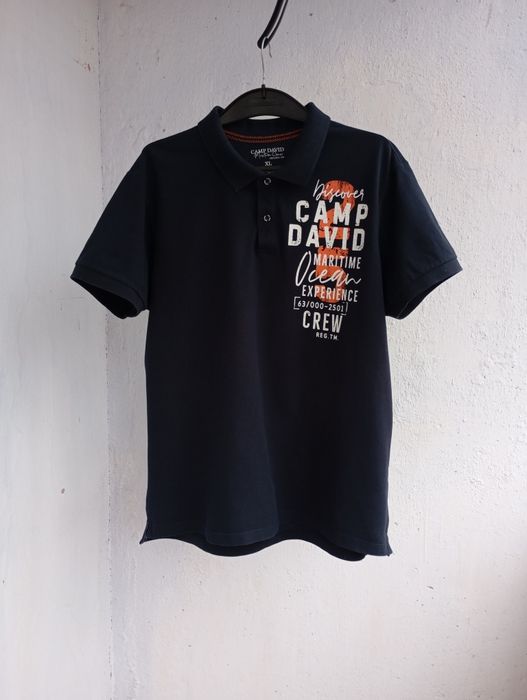 Футболка-поло Camp David тено-синя