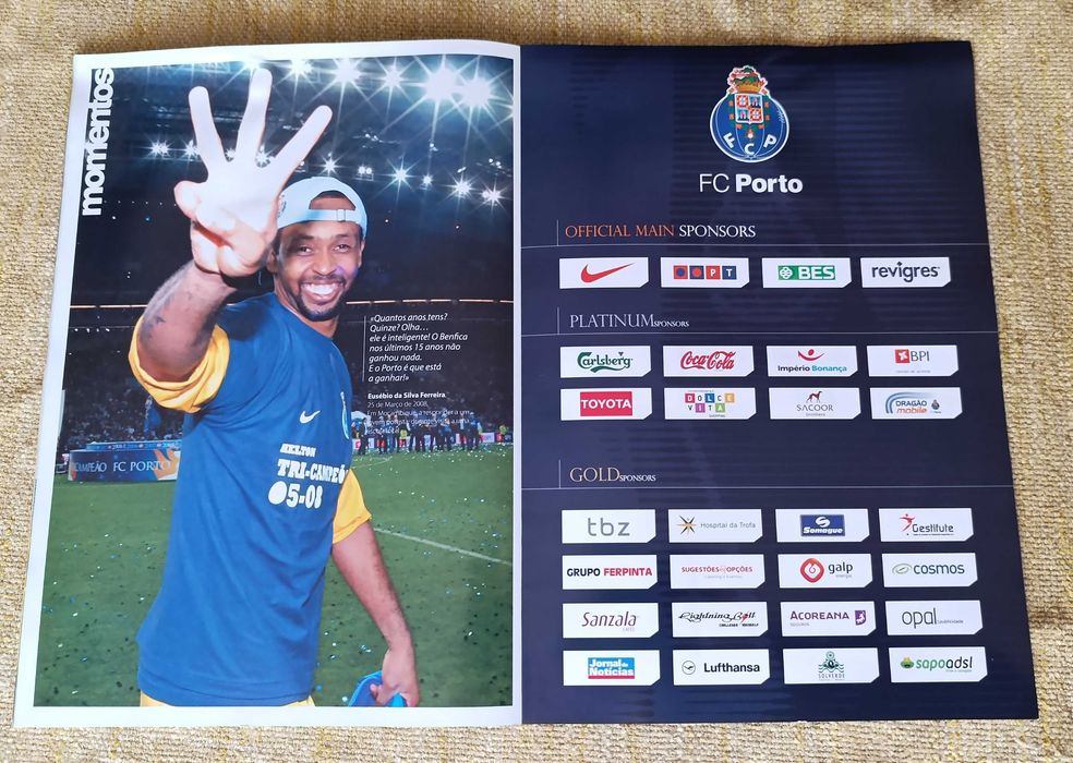 Revista Futebol Dragões Marcha Triunfal - Especial Quaresma e B. Alves