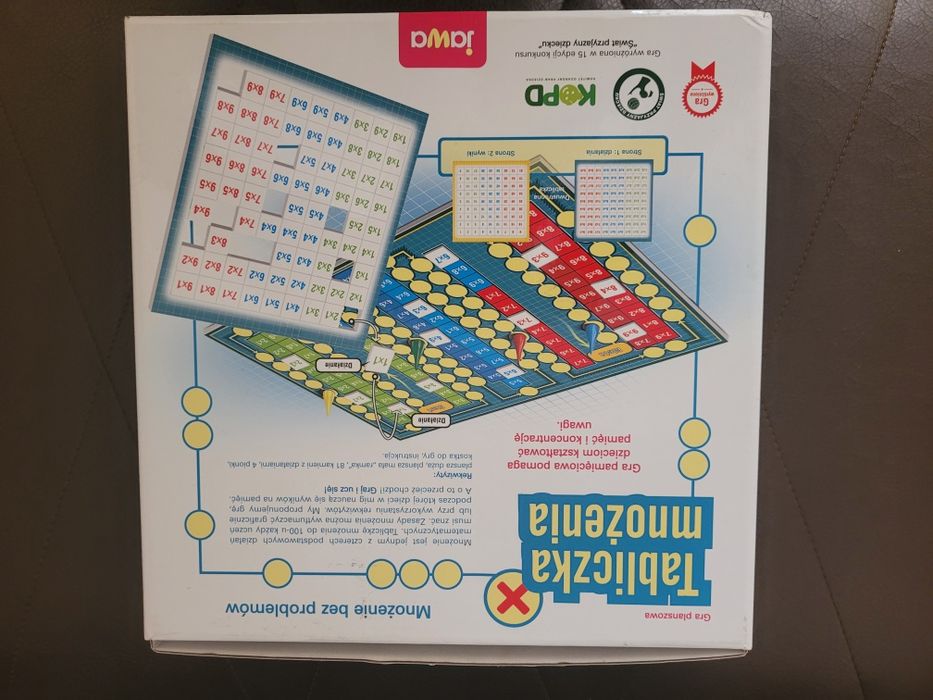 Gra planszowa plus puzzle mapa nauka