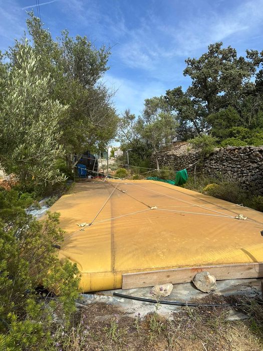 Tanque Flexível (Tipo "Pillow Tank") 12m x 5m capacidade 50.000 litros.