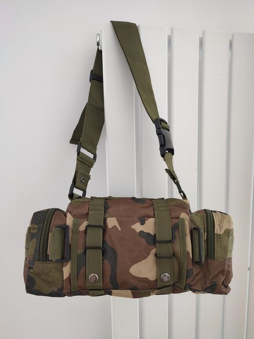 Torba taktyczna survival molle w kamuflażu
