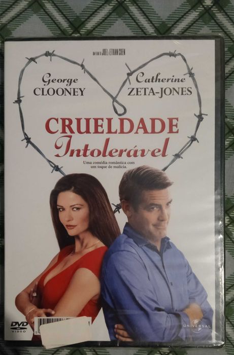 DVD Crueldade Intolerável dos Irmãos Coen - selado
