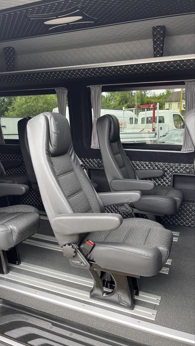Zabudowa busa, montaż foteli brygadówka zabudowa osobowa/ turystyczna homologacja, kamper, sprinter master crafter ducato man vito trafic vivaro T5 T6