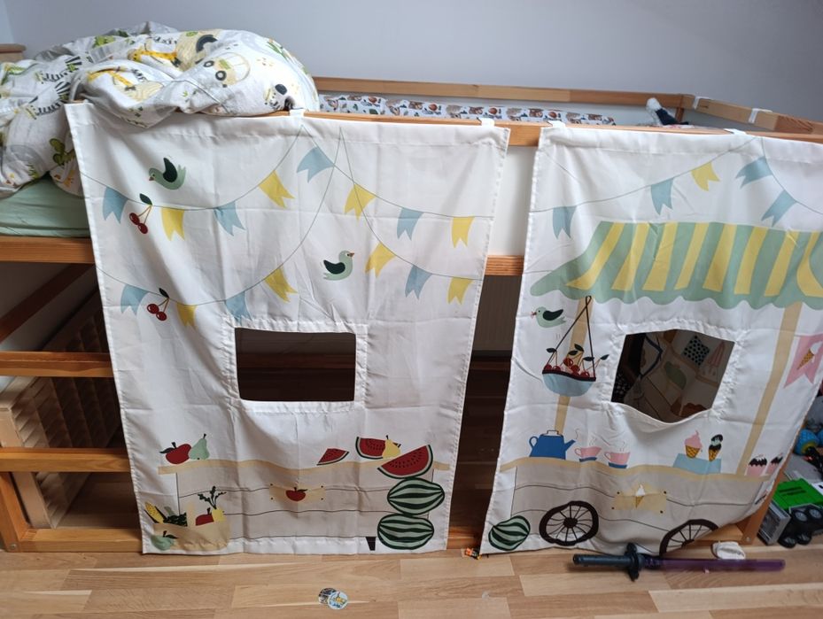 Łóżko piętrowe Kura IKEA