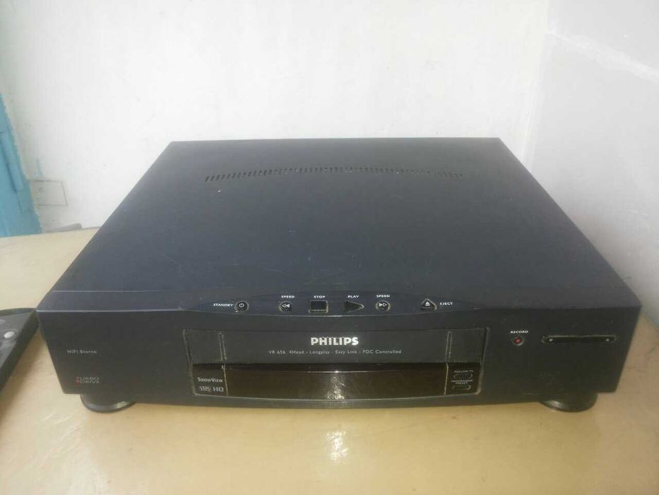 Раритетный Philips VR656/01  Hi-Fi Stereo 4 головки, пульт, рабочий