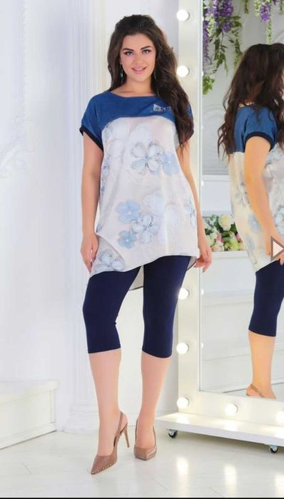 Женская туника из английского крепа