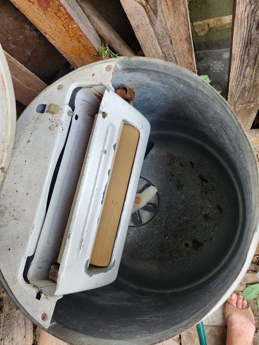 Stara pralka Frania zabytkowa ozdoba PRL