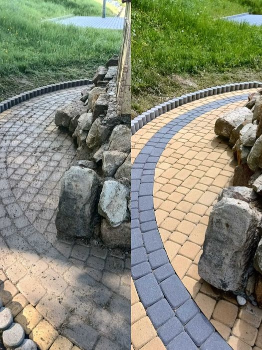 Mycie kostki brukowej dachów elewacji ogrodzeń tarasów i wiele innych