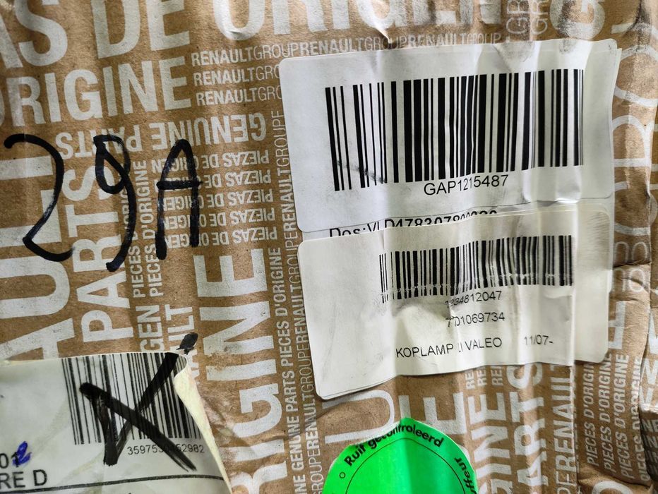 Lampa lewa przód przednia Renault Modus H7 H1 oryginał NOWA