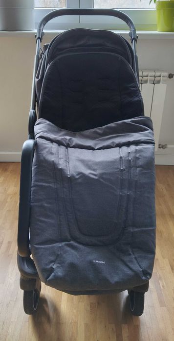 Wózek dziecięcy - Muuvo Trick 2w1 - Iron Graphite