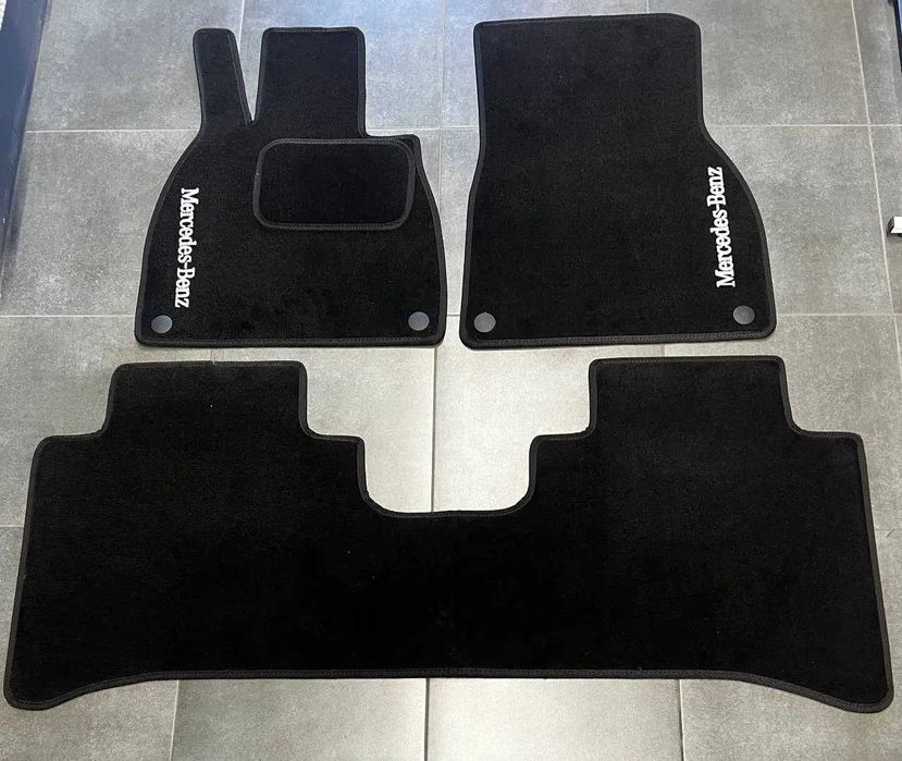 Ворсові коврики для Mercedes EQS \ EQC \ EQE\ GLB\ поліки