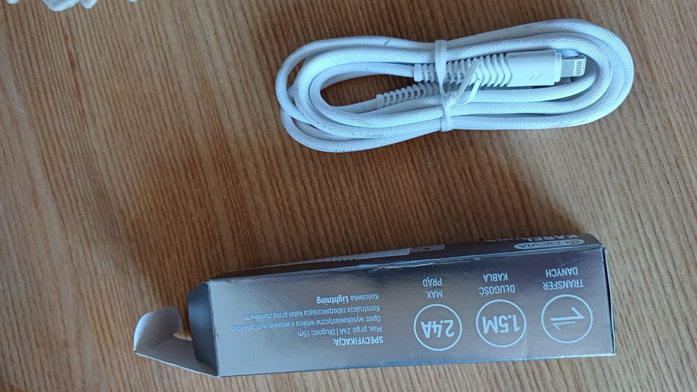 Lighning kabel nowy 2 sztuki