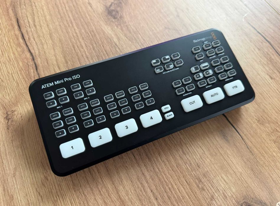 ATEM Mini Pro ISO | Pudełko, zasilacz | JAK NOWY!