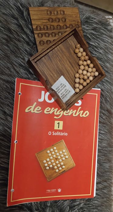 Jogo de Engenho, em Madeira "O Solitário - Novo  Orbis Fabbri - RBA