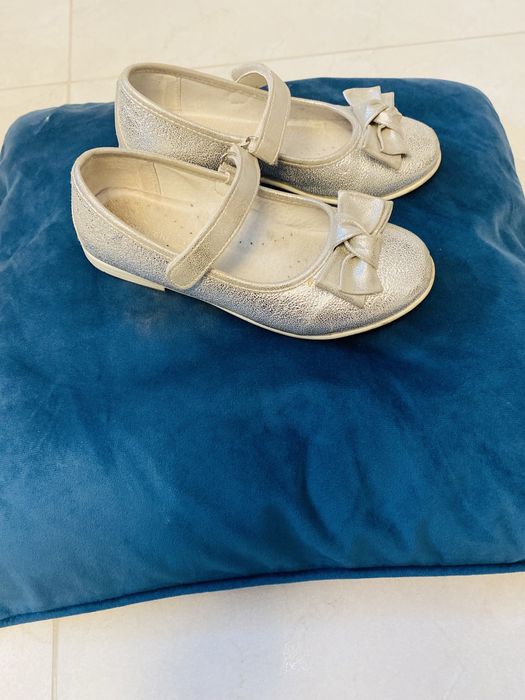 Baleriny buty buciki Kornecki rozm32 Srebrne
