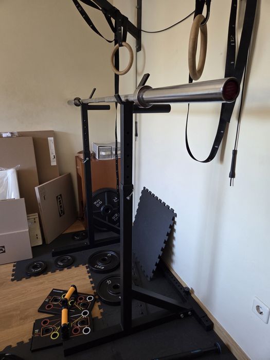 Barra e suporte Strength Shop