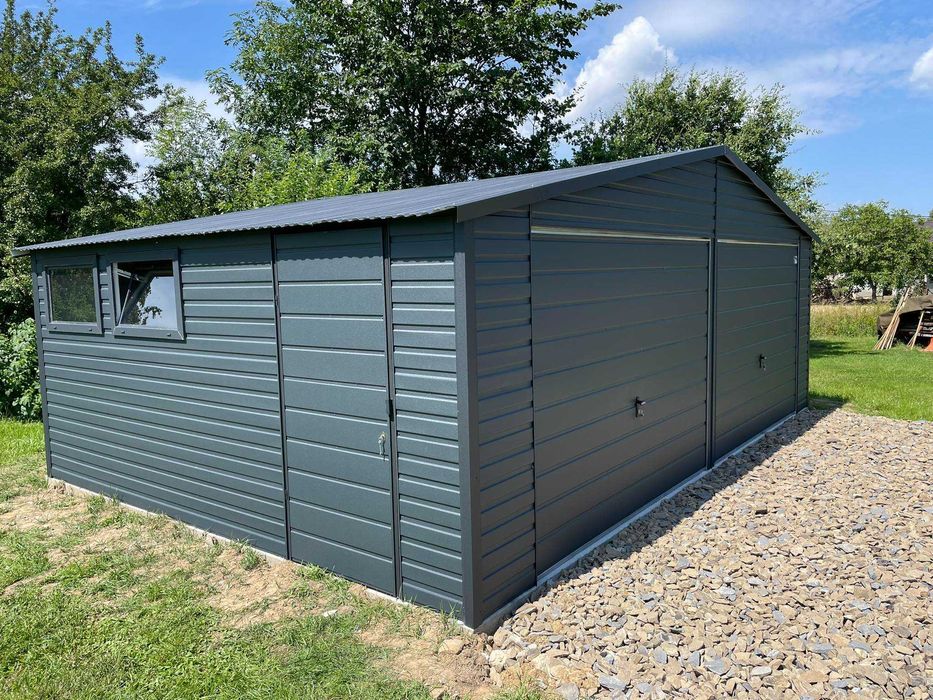Garaż blaszany, wiata. WZMOCNIONY PROFILAMI. PRODUCENT. Cała Polska