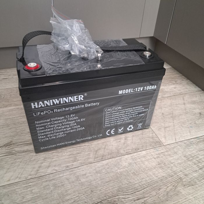 Літієва акумуляторна батарея, АКБ для ДБЖ, інвертора 100Ah LiFePO4