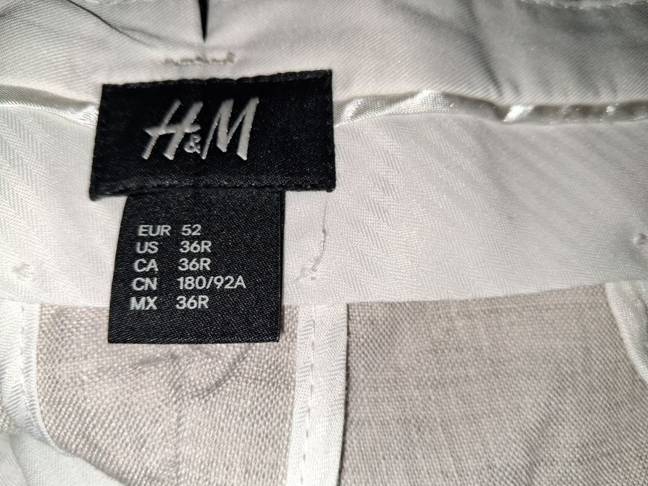 Штани р.36 (eur 52) лляні льон H&M