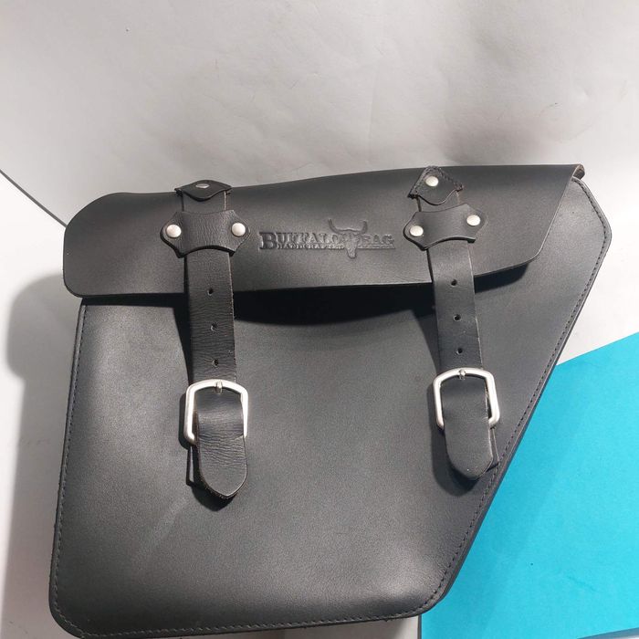 Кофр, сумка, портфель, Кожаный, мотоциклетный, buffalo bag, для мотоцикла