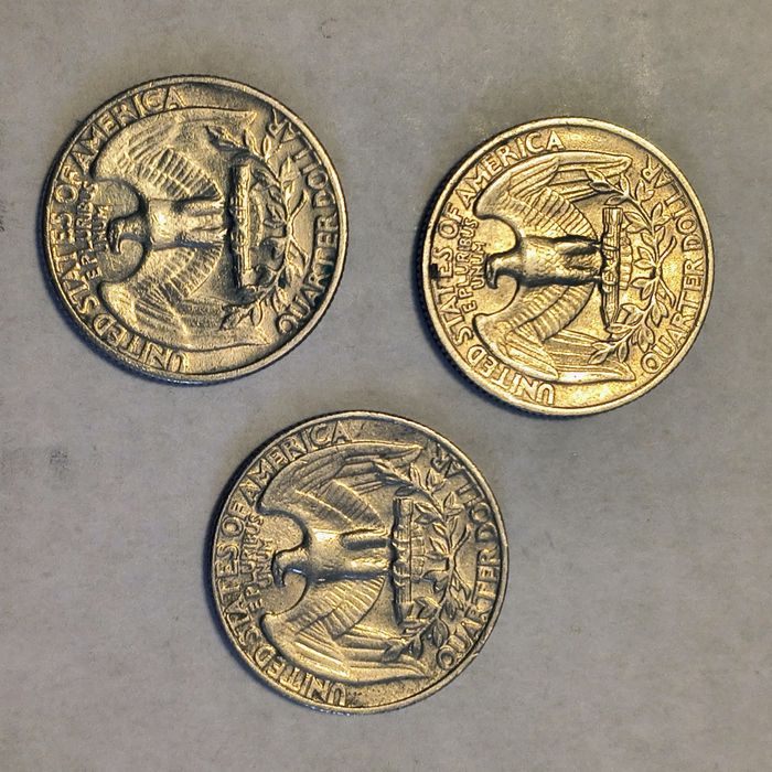 USA  25 Centów  LIBERTY 1966/1973/1977r.