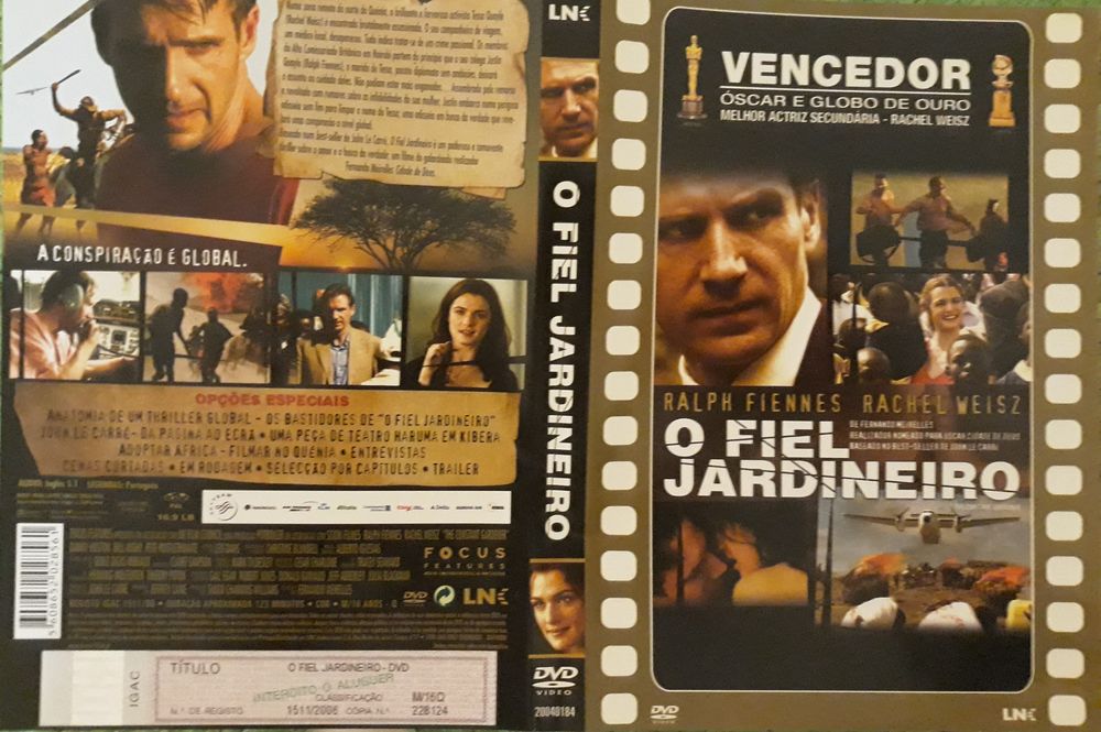 DVD O Fiel Jardineiro (Ralph Fiennes)