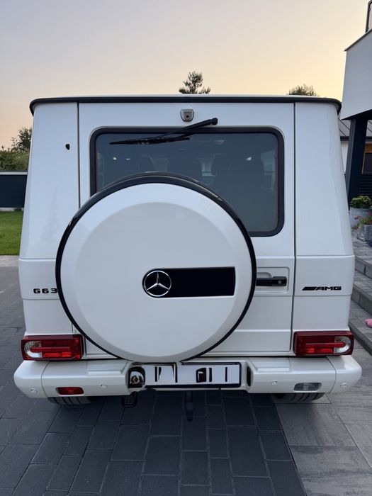 Auto do Slubu - Mercedes G Klasa 6,3AMG BIAŁA PERŁA
