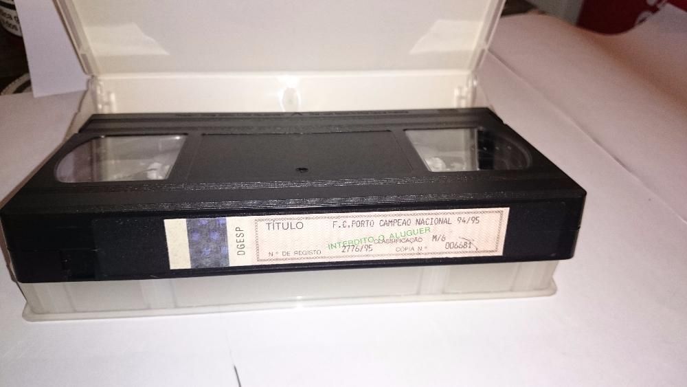 futebol clube do porto - campeão nacional 94/95 (o filme em vhs) raro