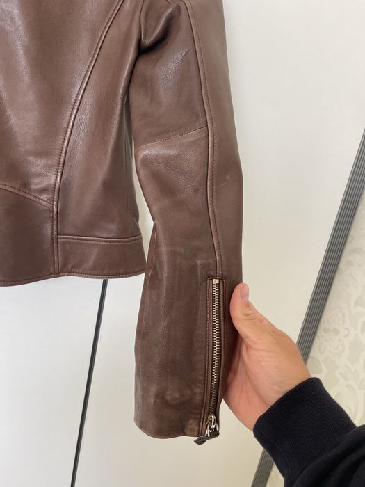 Жіноча шкіряна куртка Massimo Dutti