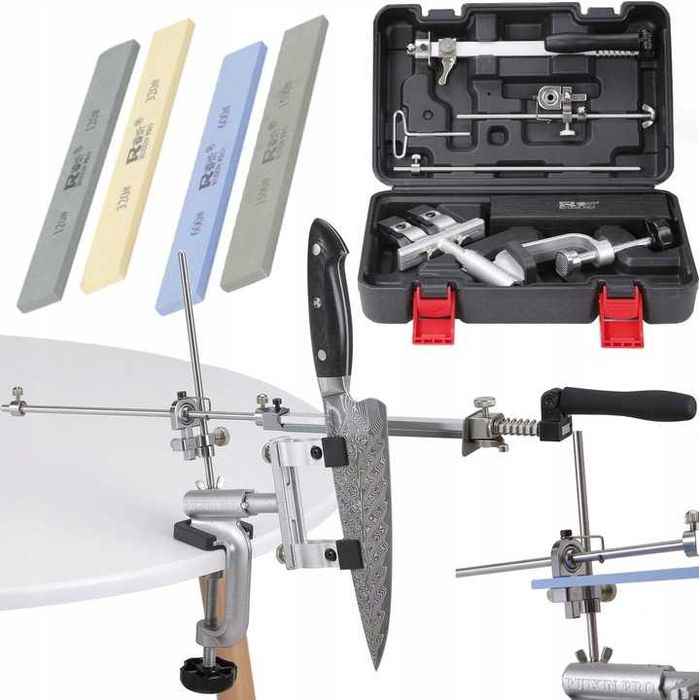 Profesjonalna Ostrzałka Noży Osełka Kamienny System Ruixin Pro Rx009