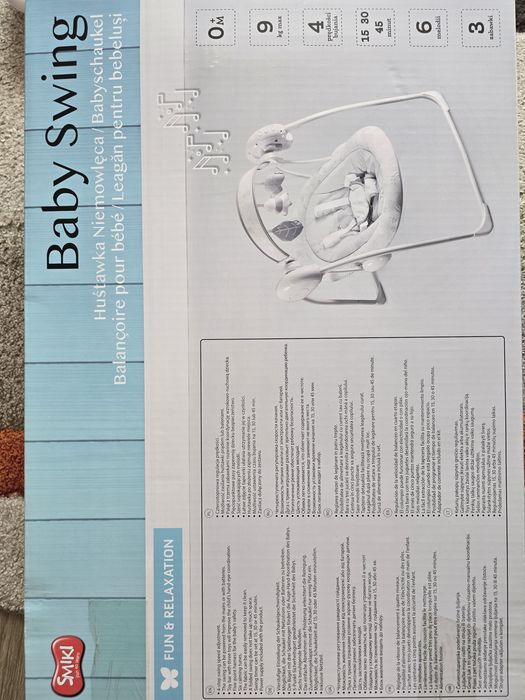 Leżaczek-bujaczek marki Smiki