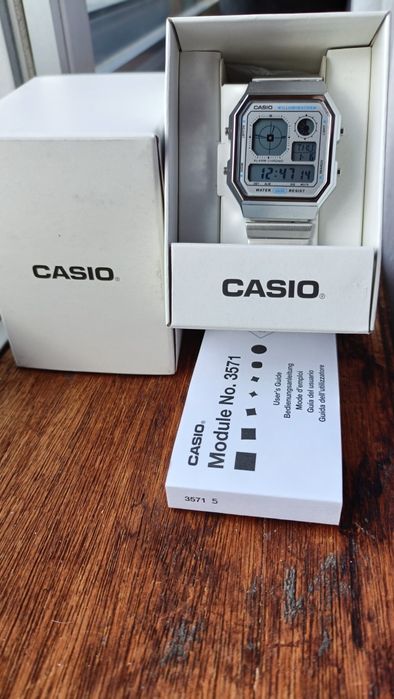 Casio A130WE Prateado - Novo e Original