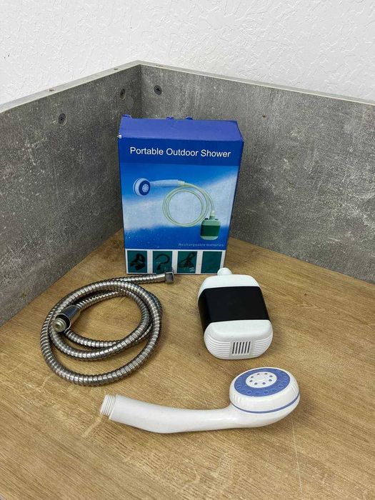 Акумуляторний ДУШ з насосом! Похідний душ з АКБ на 2 години!Армійський