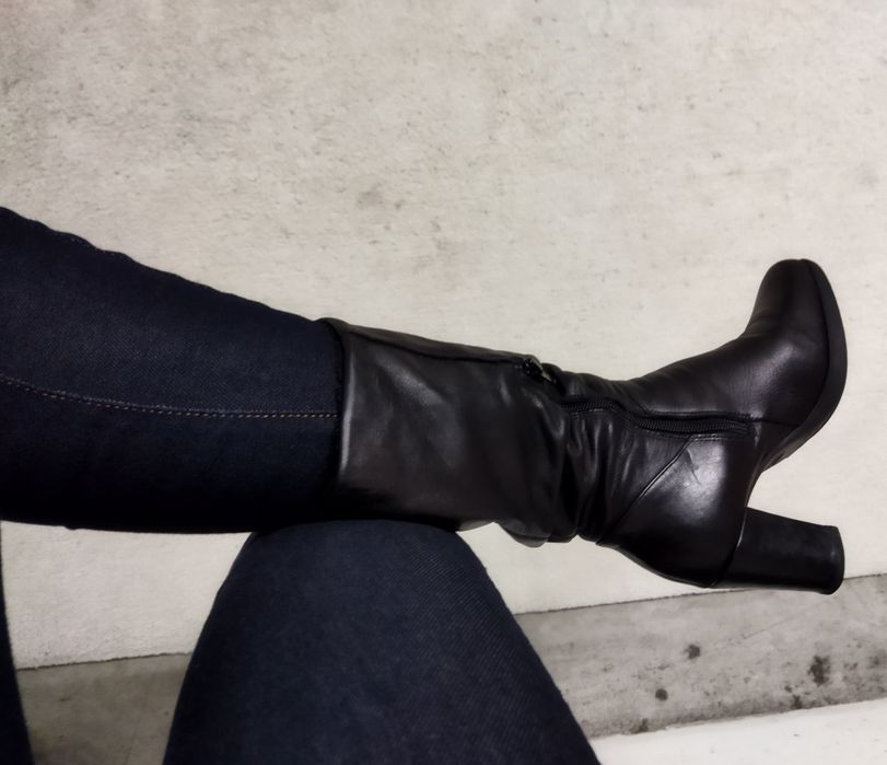 Botas em pele The Flexx