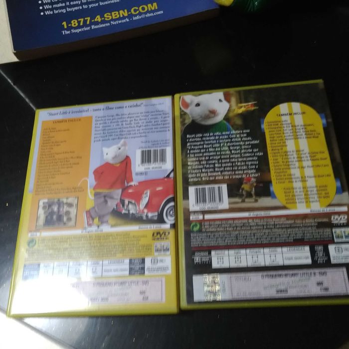 DVDs em caixas de luxo Animação e filmes