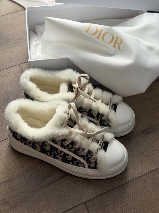Кеди Dior на хутрі, 37