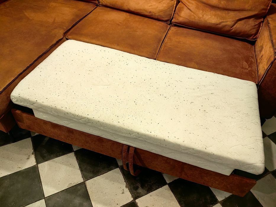 CEJLON Narożnik brązowy industrial loft boho