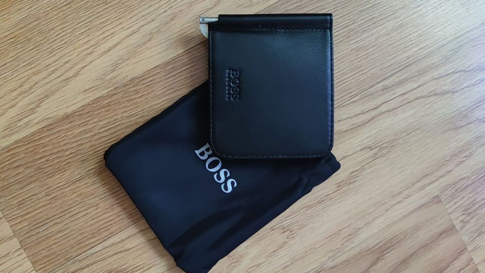 Hugo Boss, чохол для кредиток, оригінал, шкіра