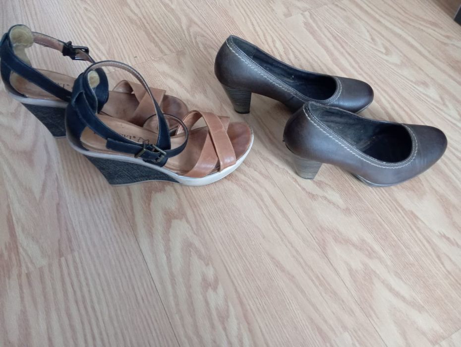 Sandałki lasocki r. 37 i pantofle r. 37