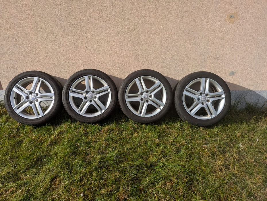 Koła alufelgi seat 17" 5x112 225/45/17 lato 6 mmET54 7J